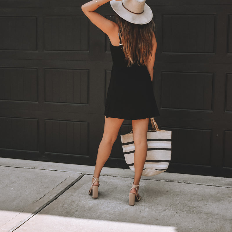 California Cool Button Down Mini Dress- Black Lost Feather Boutique California Cool Button Down Mini Dress- Black Lost Feather Boutique